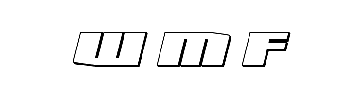 Alpha Century 3D Italic  Free Fonts Download