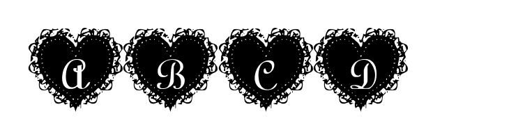 Summer's LaceHearts  Free Fonts Download