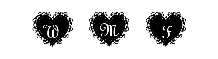Summer's LaceHearts  Free Fonts Download