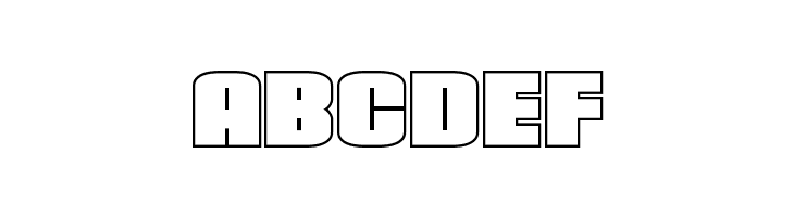 Elephant Gun Outline  Free Fonts Download