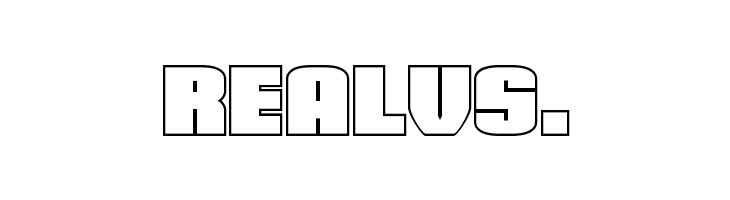 Elephant Gun Outline  Free Fonts Download