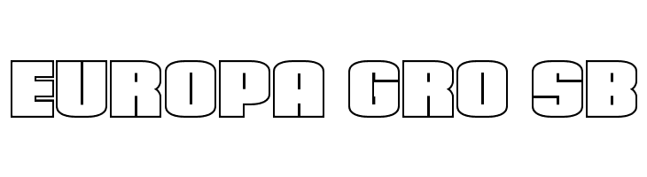 Elephant Gun Outline  Free Fonts Download