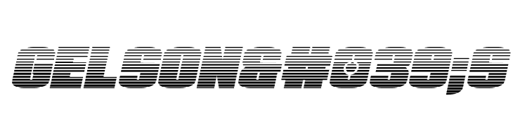 Elephant Gun Gradient Italic  Free Fonts Download