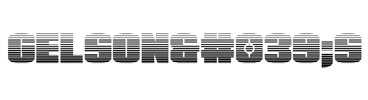 Elephant Gun Gradient  Free Fonts Download