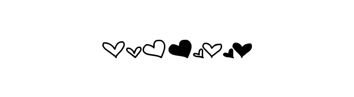 MTF Heart Doodle  Free Fonts Download