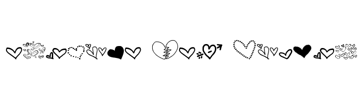 MTF Heart Doodle  Free Fonts Download