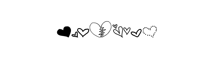 MTF Heart Doodle  Free Fonts Download