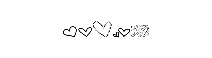 MTF Heart Doodle  Free Fonts Download