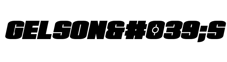 Elephant Gun Italic  Free Fonts Download