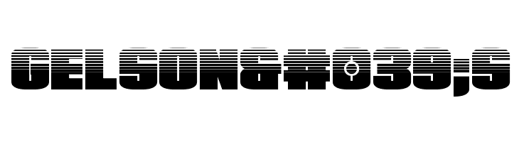 Elephant Gun Halftone  Free Fonts Download