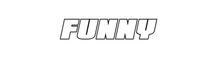 Elephant Gun Outline Italic  Free Fonts Download