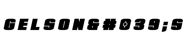 Elephant Gun Title Italic  Free Fonts Download