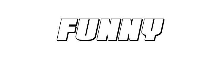 Elephant Gun 3D Italic  Free Fonts Download