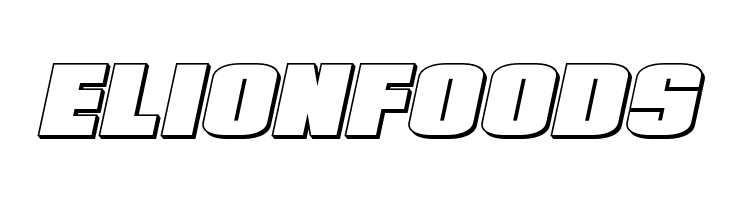 Elephant Gun 3D Italic  Free Fonts Download
