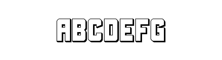 Urban Defender 3D  Free Fonts Download