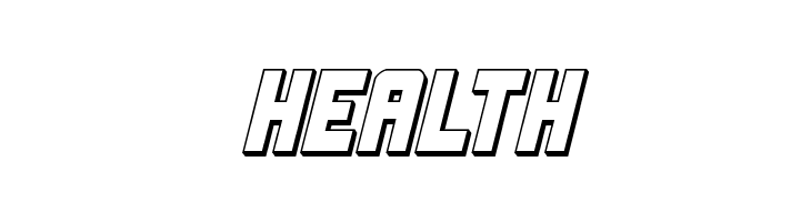 Urban Defender 3D Italic  Free Fonts Download