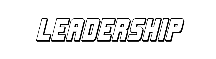 Urban Defender 3D Italic  Free Fonts Download