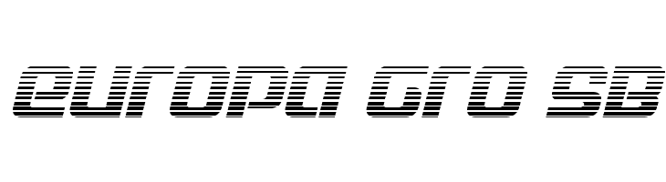 Globe Trekker Gradient Italic  Free Fonts Download