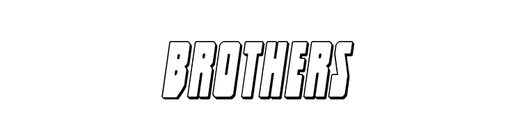 Elastic Lad 3D Italic  Free Fonts Download