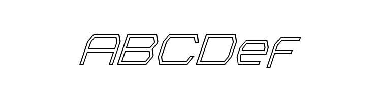 Bretton Outline Super-Italic  Free Fonts Download