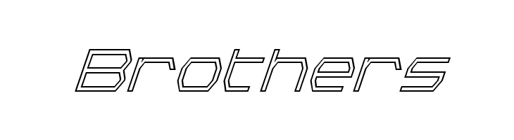 Bretton Outline Super-Italic  Free Fonts Download