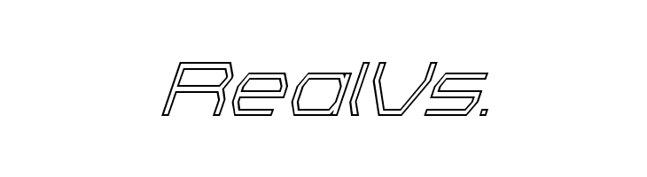 Bretton Outline Super-Italic  Free Fonts Download