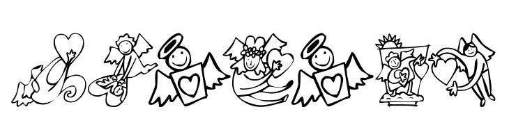 KR Love Angels  Free Fonts Download