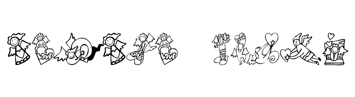 KR Love Angels  Free Fonts Download