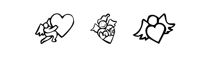 KR Love Angels  Free Fonts Download