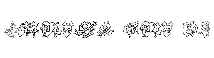 KR Love Angels  Free Fonts Download