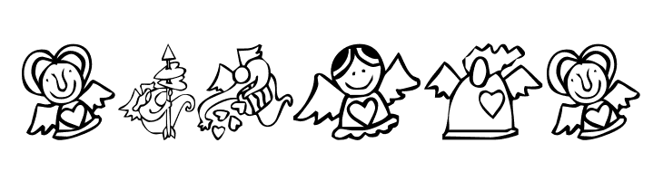 KR Love Angels  Free Fonts Download