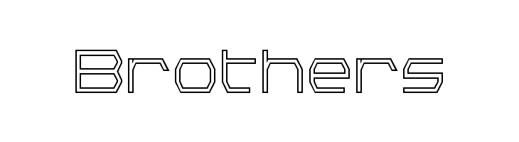 Bretton Outline  Free Fonts Download