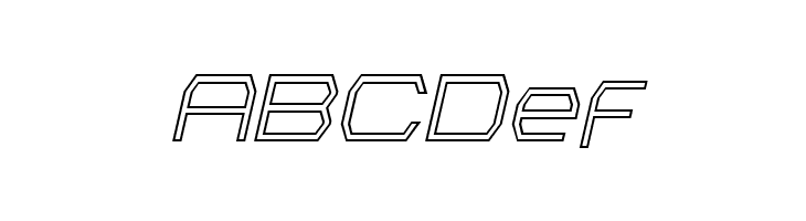 Bretton Outline Italic  Free Fonts Download