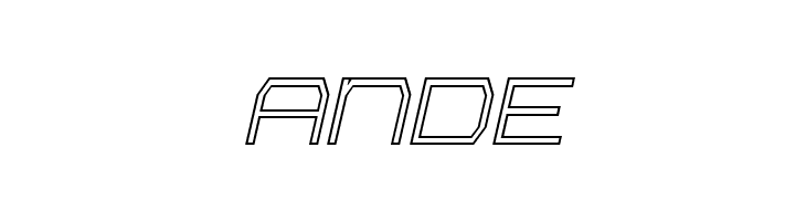 Bretton Outline Italic  Free Fonts Download