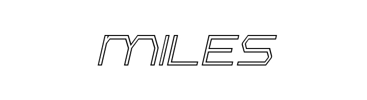 Bretton Outline Italic  Free Fonts Download