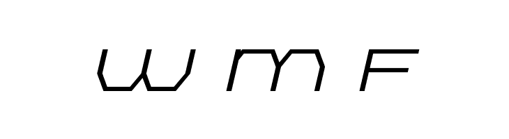 Bretton Semi-Bold Expanded Italic  Free Fonts Download