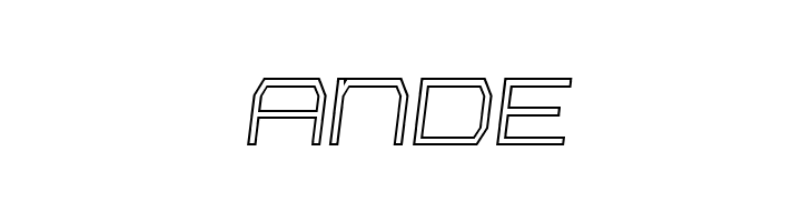 Bretton Outline Semi-Italic  Free Fonts Download