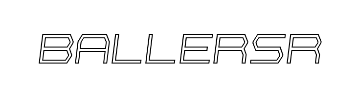 Bretton Outline Semi-Italic  Free Fonts Download