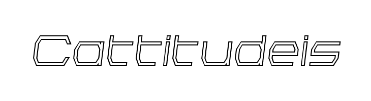Bretton Outline Semi-Italic  Free Fonts Download