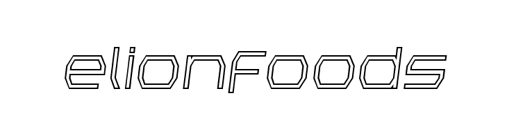 Bretton Outline Semi-Italic  Free Fonts Download