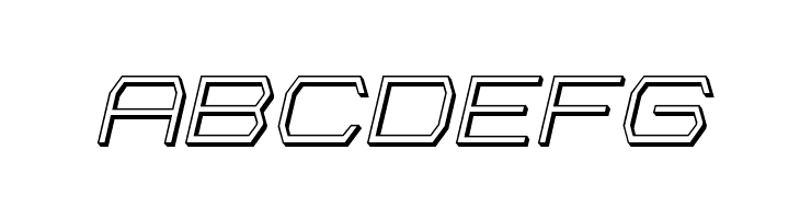 Bretton 3D Italic  Free Fonts Download
