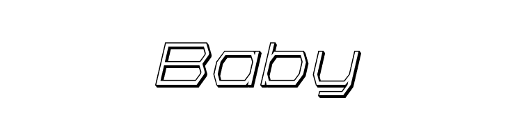 Bretton 3D Italic  Free Fonts Download