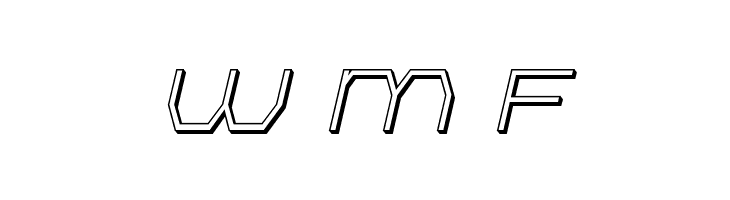 Bretton 3D Italic  Free Fonts Download