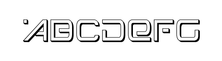 Foreign Alien 3D  Free Fonts Download