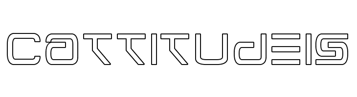 Foreign Alien Outline  Free Fonts Download