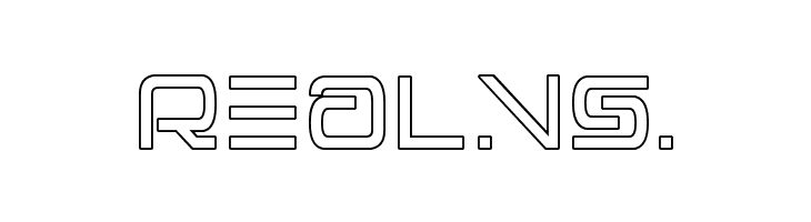 Foreign Alien Outline  Free Fonts Download