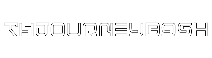Foreign Alien Outline  Free Fonts Download