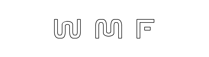 Foreign Alien Outline  Free Fonts Download
