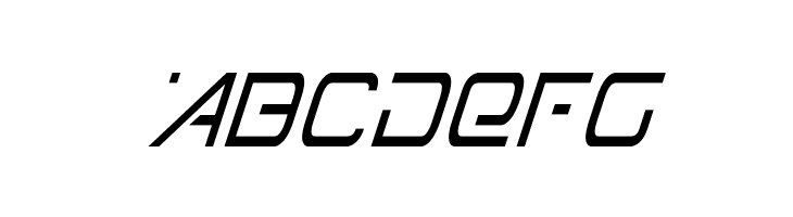 Foreign Alien Condensed Italic  Free Fonts Download