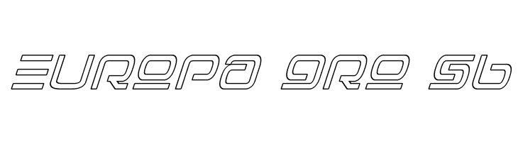 Foreign Alien Outline Italic  Free Fonts Download